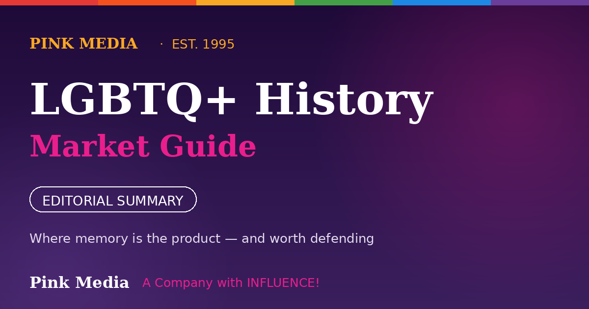 LGBTQ+ History Market Guide — Pink Media