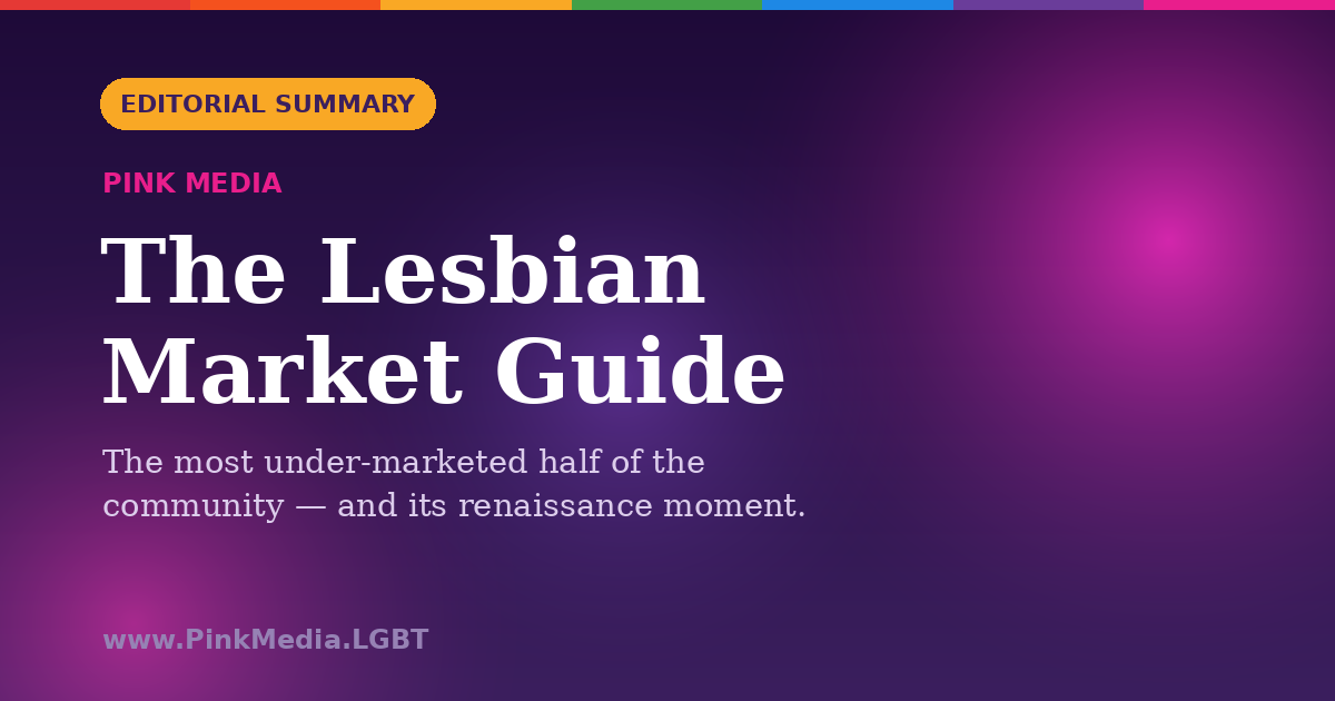 The Lesbian Market Guide — Pink Media