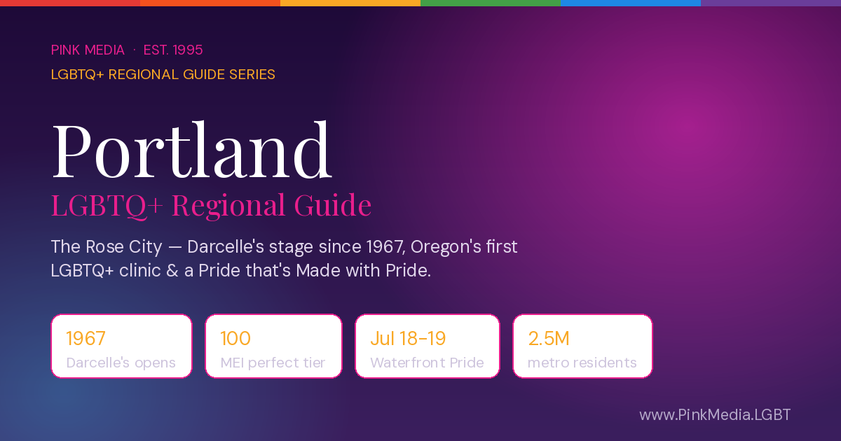 LGBTQ+ Portland Regional Guide — Pink Media