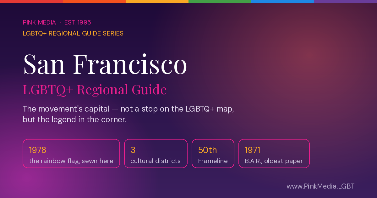 LGBTQ+ San Francisco Regional Guide — Pink Media