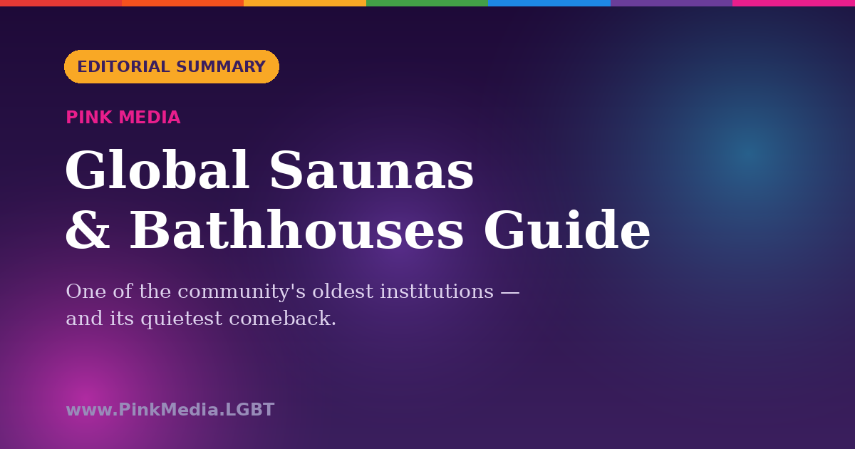 Global Saunas & Bathhouses Market Guide — Pink Media