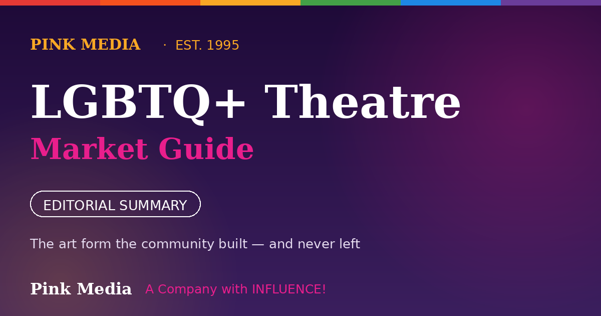 LGBTQ+ Theatre Market Guide
